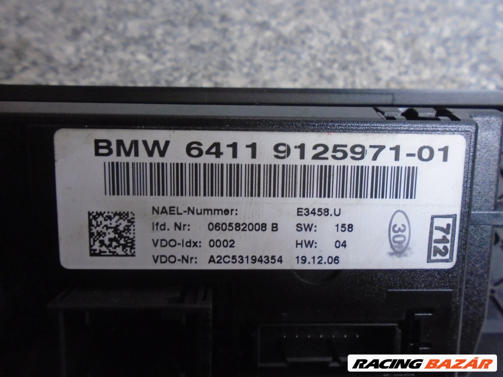 [GYÁRI BONTOTT, újszerű] BMW - Klíma vezérlő panel - 3-AS / E92+LCI ; E93+LCI 3. kép